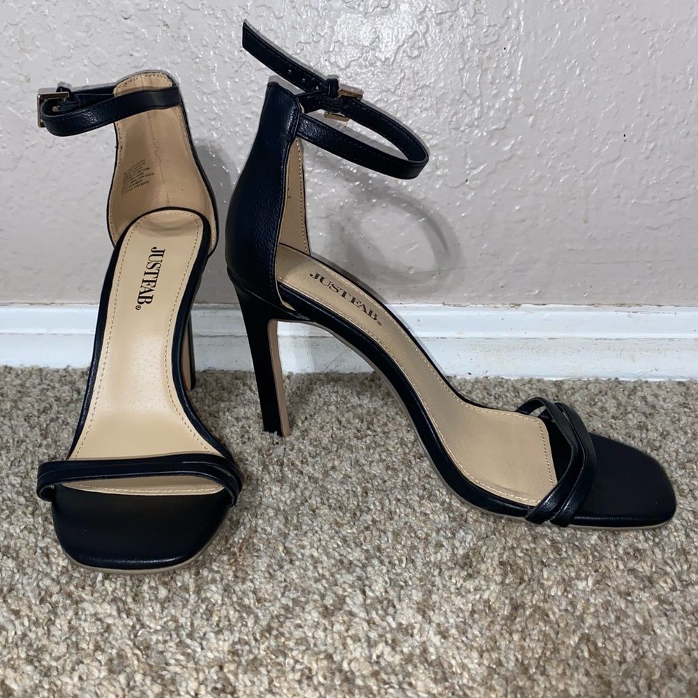 JustFab strappy heels
